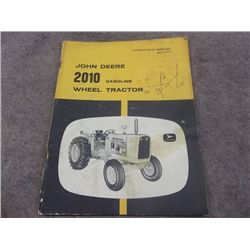 John Deere 2010 Gasoline Wheel Tractor Operators