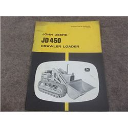 John Deere JD 450 Crawler Loader Operators