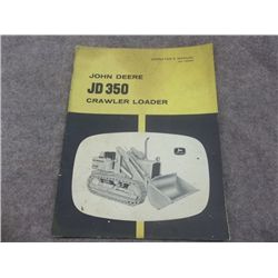 John Deere JD 350 Crawler Loader Operators