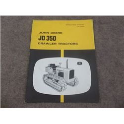 John Deere JD 350 Crawler Tractors Operators