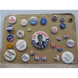 President Campaign Pins