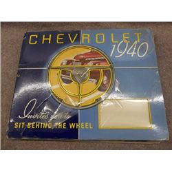 Chevrolet 1940 Brochure with Pop-Ups