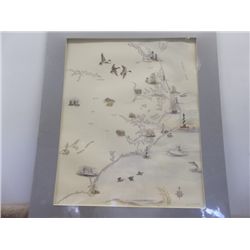 Map of Light Houses in NC by McGrath (sp)