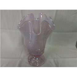 Fenton Vase Pink with Stem Base