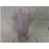 Image 1 : Fenton Vase Pink with Stem Base