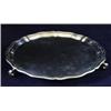 Image 1 : A GEORGE V SHAPED CHIPPENDALE STYLE WAITER: with raised pie-crust  edge, raised three snail feet,...