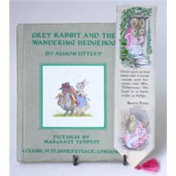 GREY RABBIT AND THE WANDERING HEDGEHOG: by Alison Uttley, illustrated  by Margaret Tempest, toget...