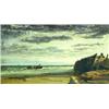 Image 1 : ARTHUR JOSEPH MEADOWS (1843-1907) OIL ON CANVAS: the coast near ?,  signed and dated 1876, inscri...