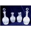 Image 1 : A PAIR OF FINE MATCHING CUT CRYSTAL CLARET JUGS: (2) Est.80-100...