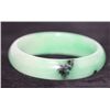 Image 2 : CHINESE LIGHT GREEN JADE BANGLE