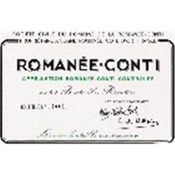 1/750ml Romanee Conti Domaine de la Romanee Conti 1993 : Est. 46,000 - 70,000 HKD