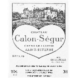 24/750ml Chateau Calon Segur 2000 : Est. 16,000 - 24,000 HKD