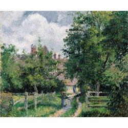CAMILLE PISSARRO (1830-1903) Saint-Martin, près de Gisors signed and dated “C. Pissarro 1885” (l...