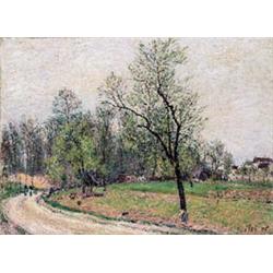 ALFRED SISLEY (1839-1899) La Lisière de la forêt au Printemps, le soir signed and dated “Sisley...
