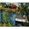 Image 1 : MAURICE DE VLAMINCK (1876-1958) La Seine à Chatou signed “Vlaminck” (lower right) oil on canvas...