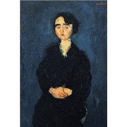 CHAIM SOUTINE (1893-1943) La femme du cordonnier signed “Soutine” (upper right) oil on canvas 86...