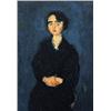 Image 1 : CHAIM SOUTINE (1893-1943) La femme du cordonnier signed “Soutine” (upper right) oil on canvas 86...