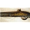 Image 5 : Pair Persian Flintlock Pistols Engraved Brass Ax Stocks