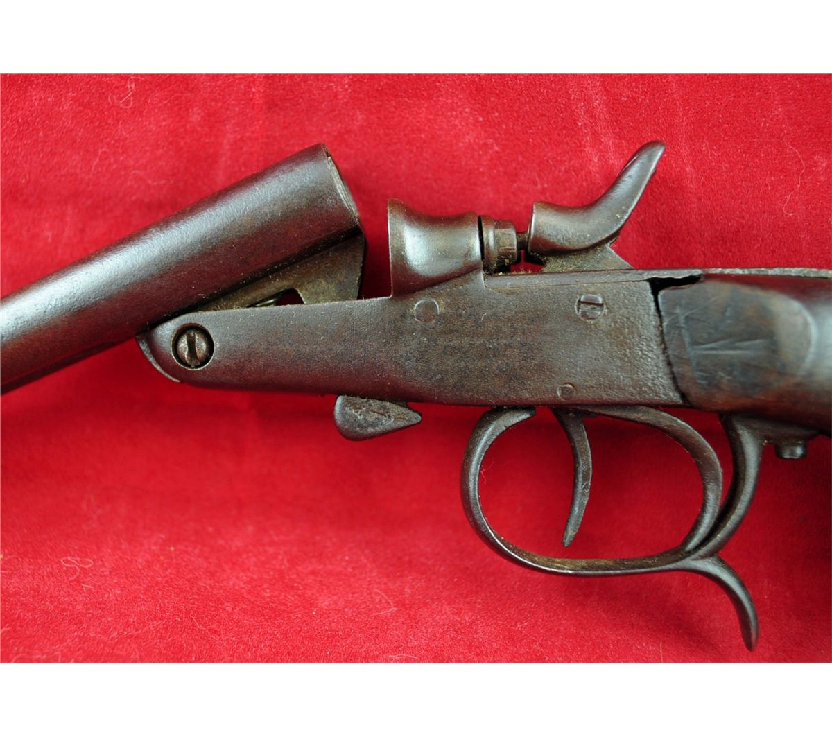 19th Century Double Barrel , Break Action Pistol