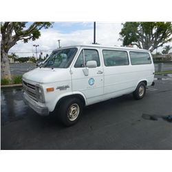 1991 CHEVROLET CHEVY VAN G20