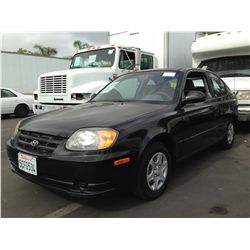 2003 HYUNDAI ACCENT