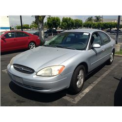 2001 FORD TAURUS 4 DR SEDAN 6 CYL