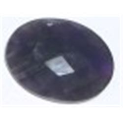22.55 CARAT NATURAL AMETHYST *HUGE* OVAL DIAMOND CUT & FACETED *MINED IN AFRICA* UNTREATED!!