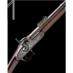 A .577 percussion single shot service rifle, unsig