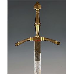 A Victorian Romantic revival knightly sword