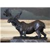 Image 1 : Magnificent Moose Bronze Sculpture