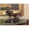 Image 2 : Beautiful Bronze Sculpture Two Running Horses