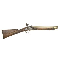 A Brass Barrelled Flintlock Blunderbuss