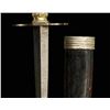 Image 3 : DAGGER Nineteenth Century. Sturdy blade a rhomboid