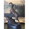 Image 3 : Regal Bronze Sculpture Ram on a Rock Edge