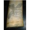 Image 4 : Scrimshaw Powder Horn Flask depicting Eagle & Lady