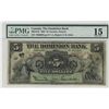 Image 1 : The Dominion Bank of Canada 1905 $5 #1088000 CH-220-16-10 PMG CH F15.Catalogue Value:  775