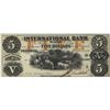 Image 1 : The International Bank of Canada 1858 $5 #10907 CH-380-10-10-16a, PMG CH AU58EPQ.Catalogue Value:  3