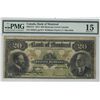 Image 1 : The Bank of Montreal 1914 $10 #258841 CH-505-54-12 PMG CH F15.Catalogue Value:  325