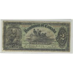 1897 $2 DC-14b S#:456170 PMG  F+-15.Catalogue Value:  1575
