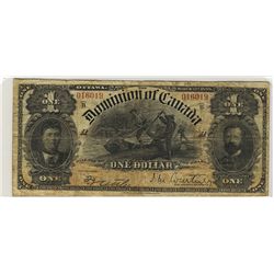1898 $1 DC-13a #016019. F15 for grade.Catalogue Value:  775