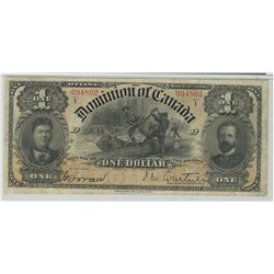 1898  $1 #094802 PMG VF-25.Catalogue Value:  1075