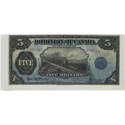 1912 $5 DC-21a #651409 PMG VF-20 pp B Ser. A.Catalogue Value:  2000