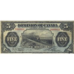 1912 $5 DC-21b #048061B pp B No Seal PMG  VF-20.Catalogue Value:  2700