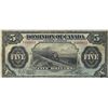 Image 1 : 1912 $5 DC-21b #048061B pp B No Seal PMG  VF-20.Catalogue Value:  2700