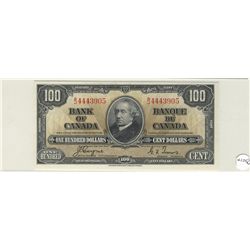 1937 $100 BC-27c #BJ4443905 PCGS CH UNC-63PPQ.Catalogue Value:  1350