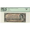 Image 1 : 1954 $100 BC-35a #AJ0384370 PCGS VF30.Catalogue Value:  210