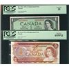 Image 1 : 1954 $1 BC-37bA #*DO VF35 & 1974 $2 BC-47aA #*BA PCGS Gem UNC65.  Lot of 2 PCGS graded notes.Catalog