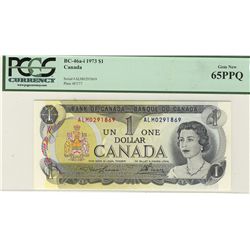1973 $1  BC-46a-i PCGS UNC-65 ALM .Catalogue Value:  500