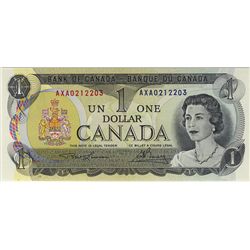 1973 $1 BC-46aT-i 'Steel' Test Note ` #AXA0212203 PMG Gem UNC66EPQ.Catalogue Value:  600