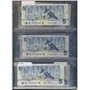 Image 1 : Bank of Canada 1986 $5 Banknote Lot.  Includes 41 pcs, some replacement.s and some better prefixes. 